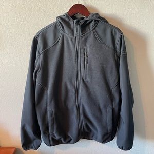 Reebok zip up hoodie athletic size large